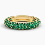 Charming gemstone ring with colorful gemstone and sleek band, perfect everyday jewelry for women