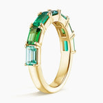 Chic gemstone ring with lab grown diamond detailing crafted for a radiant and contemporary jewelry appearance