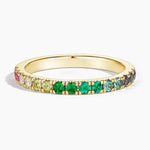 Refined lab grown diamond ring with colorful gemstone detail for a polished and elegant jewelry look