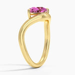 Beautiful gemstone ring with lab grown diamond accents offering exceptional shine and a luxurious fine jewelry look