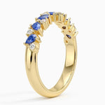 Premium gemstone ring with lab grown diamond accents designed for a luxurious and refined jewelry finish