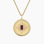 Elegant lab created gemstone necklace with premium finish and timeless style for women