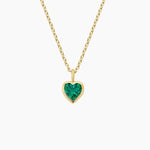 Sophisticated lab created gemstone necklace with polished finish and radiant gemstone