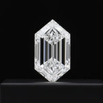 lab grown emerald cut diamond, 1 carat and 2 carat lab grown diamond earrings, GIA certified lab diamonds