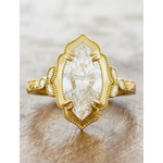 Modern lab created gemstone jewelry enhanced with lab grown diamond brilliance and shine.