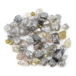 natural mix color diamond, grey rough diamond, yellow raw diamond, natural black diamond