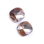 6.05 Ct Cushion Cut Diamond Salt And Pepper Diamond Brown Colored Diamond Use For Jewerly Unique Diamond