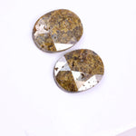 3.56 Ct Yellow Oval Cut Diamond Salt And Pepper Diamond Use For Jewerly Unique Designer