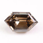 1.81 Ct Brown Hexagon Lab Grown Diamond high-quality loose stone for custom jewelry and luxury ring