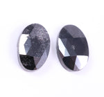 3.68 Ct Black Colored Diamond Oval Cut Diamond Salt And Pepper Diamond Use For Jewerly Unique Diamond