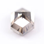 1.81 Ct Brown Hexagon Lab Grown Diamond high-quality loose stone for custom jewelry and luxury ring