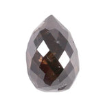 0.79 Ct Briolette Cut Brown Fancy Natural Earth Mined Loose Diamond for Custom Jewelry