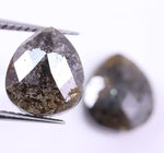 4.72 Ct Brown Colored Diamond Pear Shaped Diamond Salt And Pepper Diamond Use For Jewerly Unique Diamond