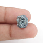 blue color rough diamonds review women's rough-cut diamond ring