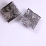 5.64 Ct Princess Cut Diamond Pair Unique Salt And Pepper Diamond Grey Colored Diamond Use For Jewerly Earrings