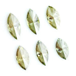 Marquise cut fancy green yellow CVD lab grown diamond loose stone, sparkling lab created diamond for rings, earrings and fine jewelry