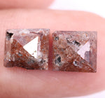 3.37 Carat Princess Shape Natural Diamond Brown Cut Diamond Use For Jewerly Unique Diamond