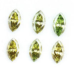 Olive green and champagne marquise lab created diamonds sparkling fancy color marquise cut loose stones for solitaire engagement ring or custom jewelry design