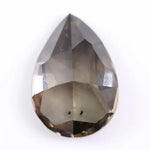 3.00 Ct pear cut brown lab-grown diamond loose stone ideal for elegant engagement rings and luxury custom jewelry.