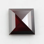 brown colour brilliant square lab grown diamond engagement ring