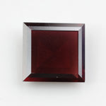 brown colour brilliant square lab grown diamond engagement ring