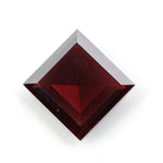 brown colour brilliant square lab grown diamond engagement ring