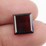 brown colour brilliant square lab grown diamond engagement ring