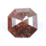 1.93 carat natural Asscher cut brown diamond loose fancy color stone for custom engagement ring