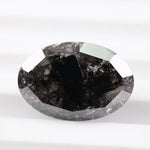 the beauty of a genuine black natural diamond with exceptional brilliance and sparkle