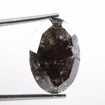 the beauty of a genuine black natural diamond with exceptional brilliance and sparkle