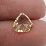 yellow color brilliant pear diamond engagement ring