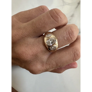 Vintage-Inspired 2.24 Ct Oval Lab Grown Diamond Ring in Yellow Gold