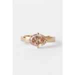 Modern Vintage 1.50 Ct Oval Cut Diamond 14K Gold Plated Diamond Ring Lab Grown Diamond Ring Use For Diamond Engagement Ring