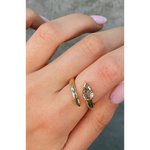 1.00 Ct Pear Unique Modern Diamond Gold Diamond Gold Plated Diamond Ring Women Of Gold Diamond