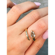 1.00 Ct Pear Unique Modern Diamond Gold Diamond Gold Plated Diamond Ring Women Of Gold Diamond