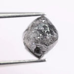 Loose gray diamond stone certified by GIA for investment