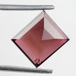 brown colur 5k lab grown square diamond