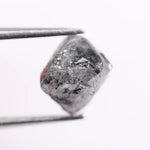 Loose gray diamond stone certified by GIA for investment