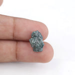 blue color rough raw blue diamond rough synthetic diamond