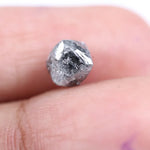 Loose gray diamond stone certified by GIA for investment