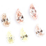 Fancy color lab grown diamonds in pear, oval and marquise shapes, CVD loose stones conflict-free diamonds for fine jewelry making and custom engagement rings.