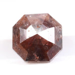 1.51 carat natural loose Asscher cut brownish red diamond square step cut stone for custom jewelry