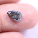 1.31 Carat natural pear cut diamond, natural diamond shapes, natural mined diamonds, natural grey diamond engagement rings.