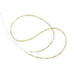 Yellow raw diamond beads in loose uncut rough form for custom necklace jewelry designs