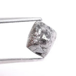 grey diamond raw stone and loose raw diamonds with natural crystal texture natural rough diamond