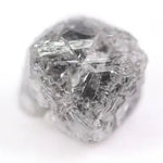 rough natural diamond and rough raw diamond with crystal texture grey rough diamond