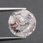 2.90 Ct gray black lab grown diamond round cut loose stone with deep smoky tone and brilliant faceting, ideal for premium custom jewelry or modern engagement ring design.