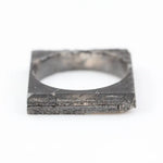 raw lab grown rough diamond frame with unique natural texture