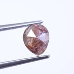 1.25 Ct loose natural red pear cut diamond, pear engagement rings natural diamond, pink diamond loose, 1.5 carat pear diamond, sapphire jewelry.