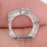 uncut lab grown rough diamond frame for bespoke diamond jewelry